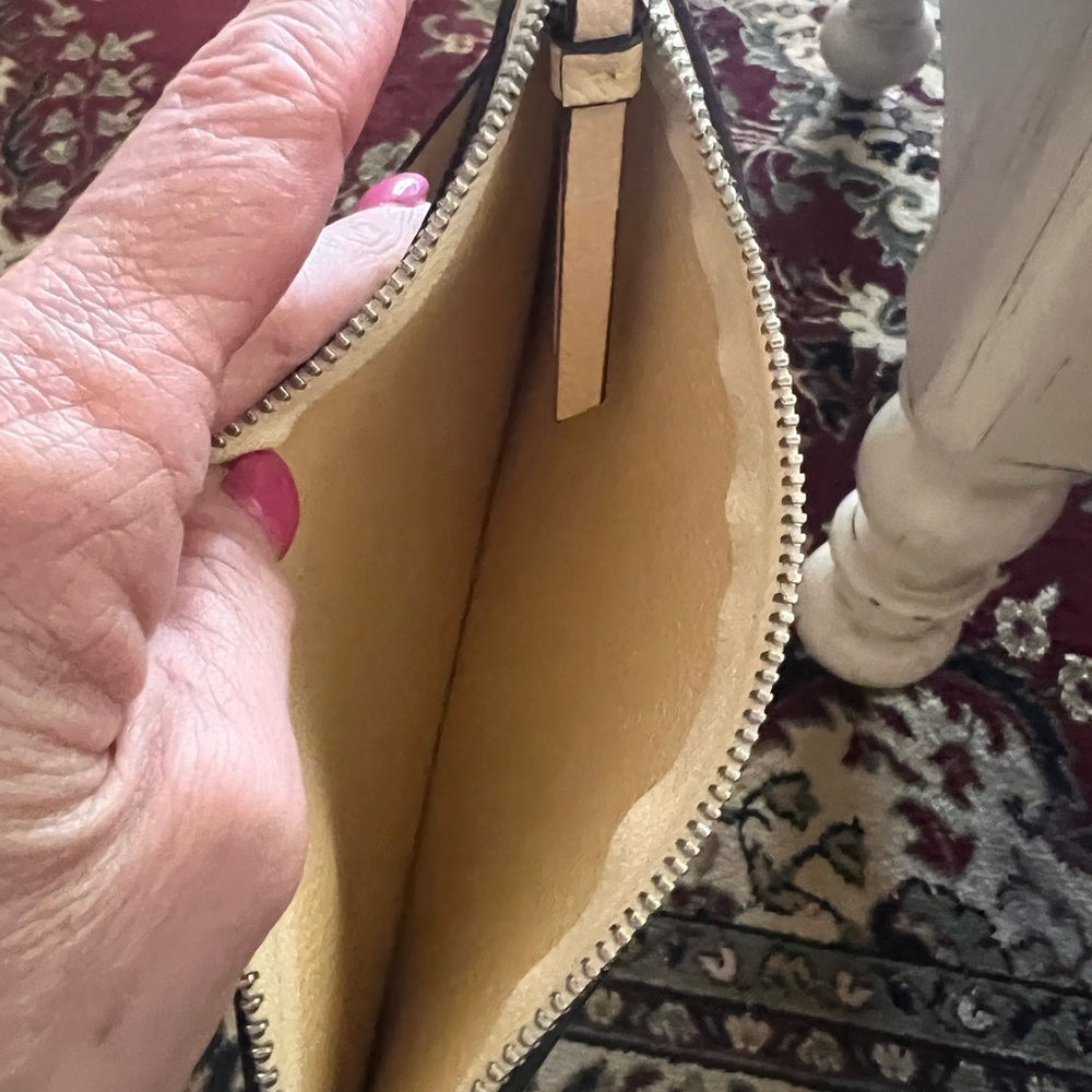 Calvin Klein Beige Leather Handbag - Picture 7 of 8